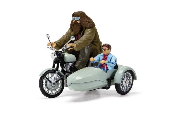 Harry Potter Hagrid's Motorcycle & Sidecar With Hagrid and Harry Harry Potter Hagrid's Motorcycle & Sidecar With Hagrid and Harry