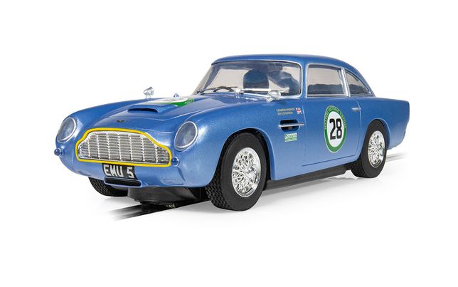 Aston Martin DB5 Blue Yellow Historic GT Racing