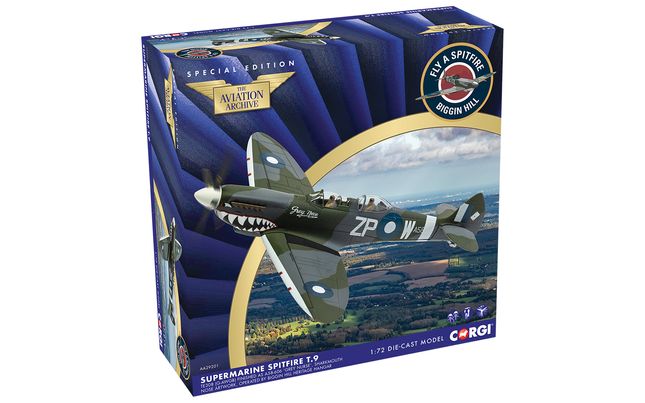 AA29201 Supermarine Spitfire T.9 TE308 'Grey Nurse', Biggin Hill