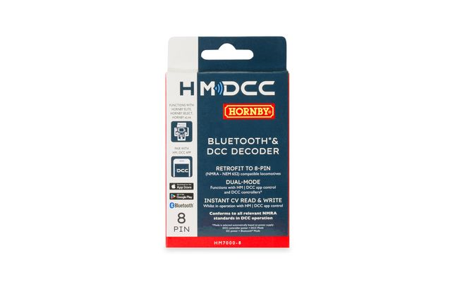 HM7000-8:  Bluetooth® y Decoder DCC (8 pins)