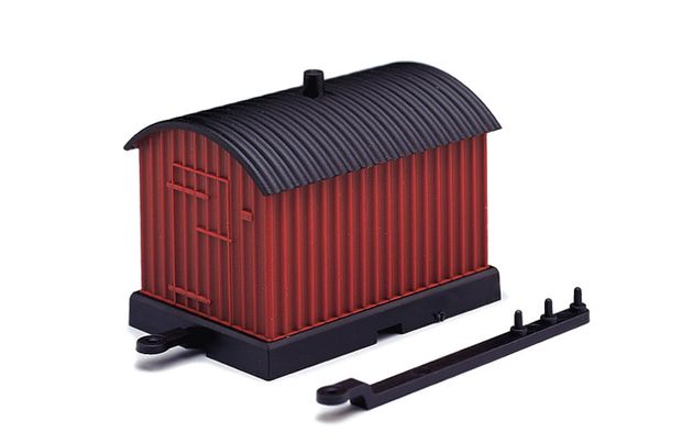 Punktmotor-Gehäuse (Adapterbasis) Braun – Für Modellbahn, Mit Verstellbarem Arm