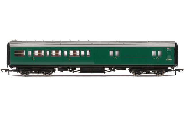 BR, Maunsell Corridor Four Compartment Brake Second, S3233S 'Set 399' - Era 5 BR, Maunsell Corridor Four Compartment Brake Second, S3233S 'Set 399' - Era 5
