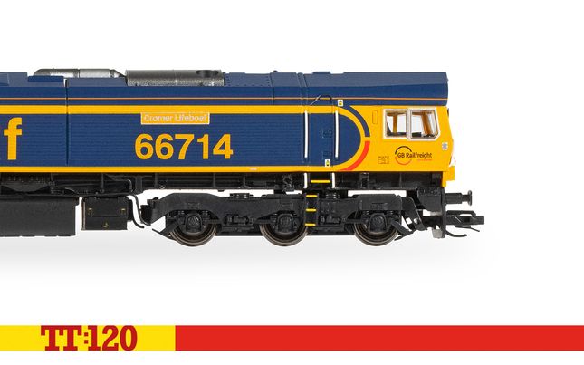 GBRf, Class 66, Co-Co, 66714 'Cromer Lifeboat' - Era 11