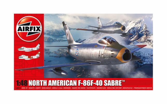 A08110 Airfix | North American F-86F-40 Sabre - plastic model kit