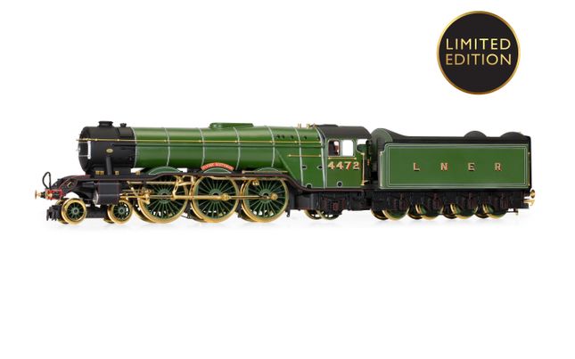 R30209A Hornby Dublo LNER A3 Class 4 6 2 4472 1963 Alan Pegler Era 5 Gold Plated Limited Edition