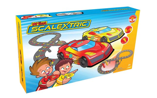 MY FIRST SCALEXTRIC SET SCALE 1:64-CHILDREN AGE 3+ FREE SHIPPING 