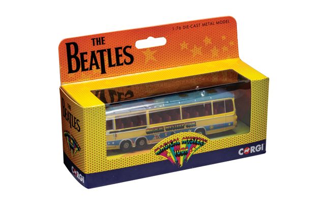Corgi‿CC42418 The Beatles Magical Mystery Tour Bus à Collectionner Jaune