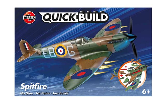 Airfix J6000 Quick Build Spitfire Plastic Kit