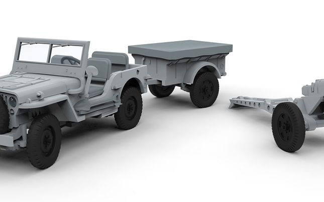 A02339 Airfix | Willys MB Jeep - Plastic modelling Kit