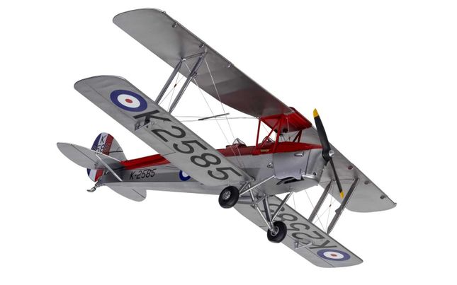 De-Havilland TIGER MOTH 1/6.2 RCモデル MinimumRC Tigermoth 4CH RC Biplane Mini Fixed-Wing Airplane