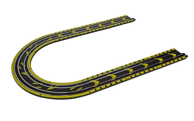 Scalextric C8045 Micro Scalextric Straights & Curves Accessory Pack 1:64 track 