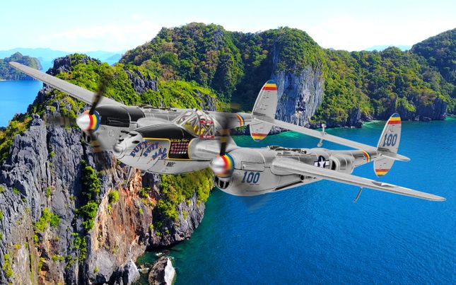 AA36617 Lockheed P-38L Lightning, 'Putt Putt Maru', 1945