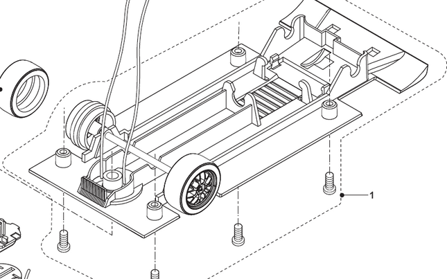 Underpan/ Front axle assembly, Start Endurance Car Underpan