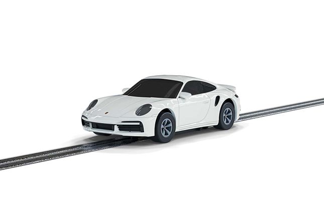 G2214 Micro Scalextric Porsche 911 Turbo Car White