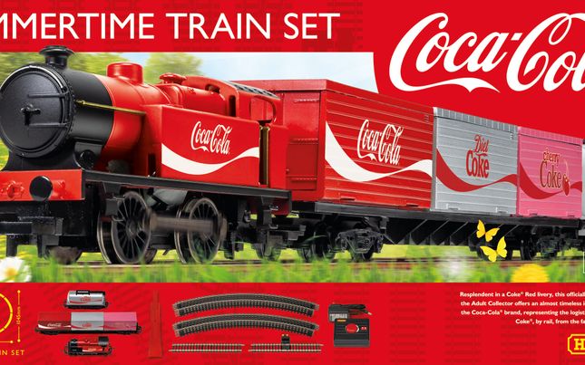 Coke store train set