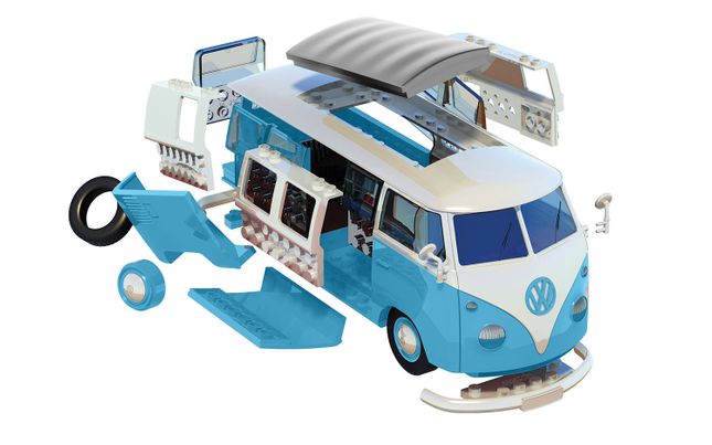 Airfix Quickbuild VW Camper Surfin Plastic Model Kit J6032 for sale online 