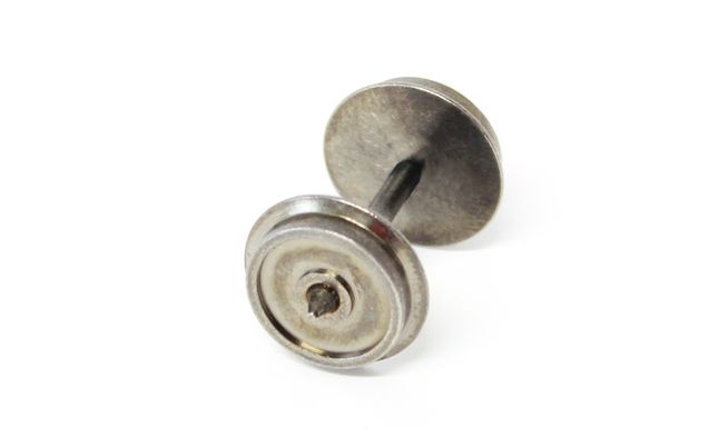 AC wheel sets (4 pcs.), axle length: 25,20 mm, wheel diameter: 10,27 mm, e.g. fits for many wagons with type Y25 bogies (Rivarossi, Jouef, Electrotren)