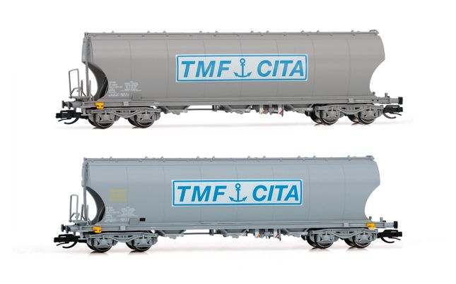 SNCF, 2-unit of 4-axle hopper wagons for cereal transport, “TMF CITA”, period V