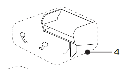 Accessory pack, REAR WING MIRRORS C4251