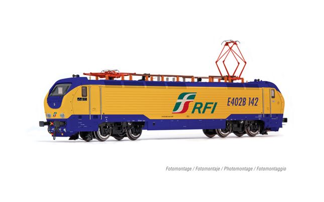 HR2905S FS, electric locomotive E402B RFI livery yellow/blue, ep