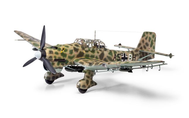 航空機・ヘリコプター AIRFIX  1/24   JUNKERS  Ju87B-2STUKA Airfix 1/24 scale Ju 87 B-2 Stuka by Carmel Zammit