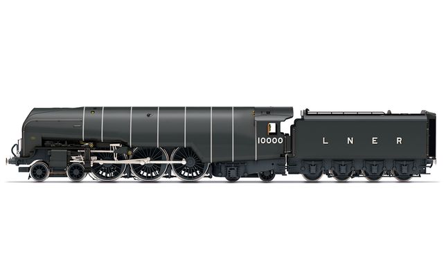 LNER, W1 Class 'Hush Hush' (Smoke Lifting Cowl), 4-6-4, 10000 - Era 4 LNER, W1 Class 'Hush Hush' (Smoke Lifting Cowl), 4-6-4, 10000 - Era 4
