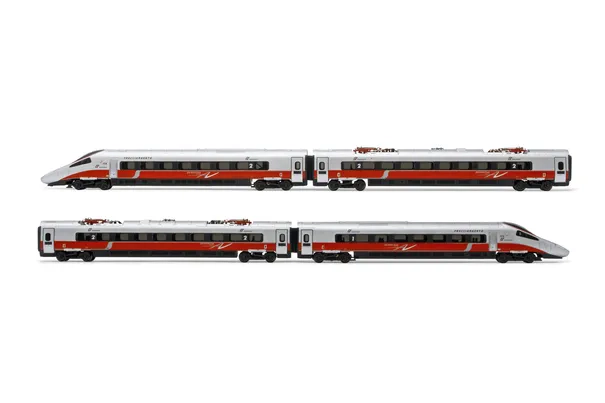 FS, 4-tlg. Set elektrischer Triebzug Reihe ETR 610, in ”AV Frecciargento”-Lackierung, Ep. VI