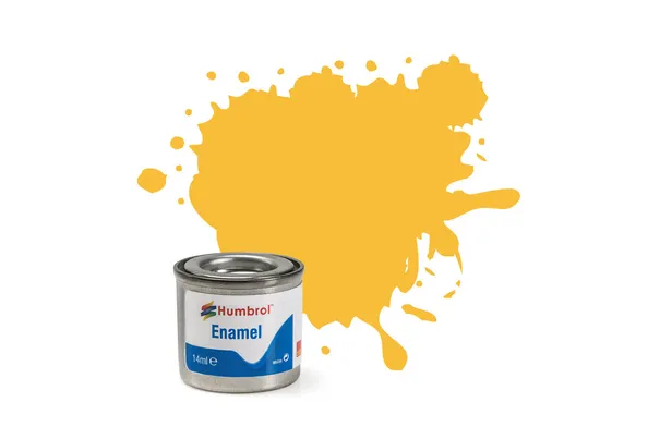 Enamel Paint: 24 - Trainer Yellow - Matt - (14ml)