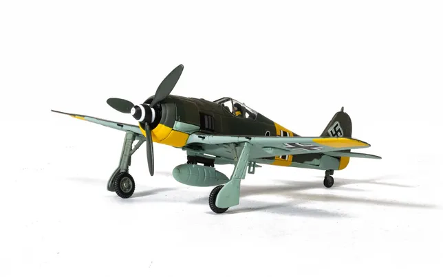 Focke Wulf Fw 190A-8 'Black 1' - 2./JG54. - W.Nr Oberleutnant Otto Kittel
