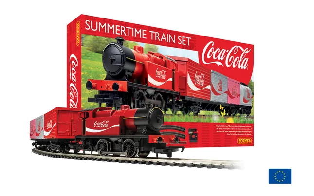 Coca-Cola® Zug Set - mit Euro-Stecker
