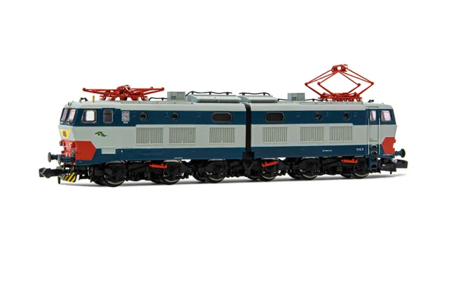FS, locomotora eléctrica clase E.656, quinta serie, decoración blu/gris, ép. V, con decoder de sonido