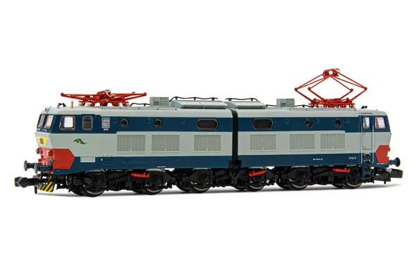 FS, locomotora eléctrica clase E.656, quinta serie, decoración blu/gris, ép. V, con decoder de sonido