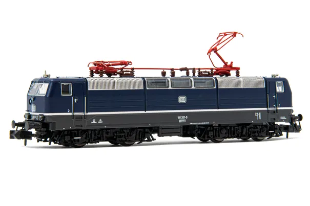 DB, electric locomotive class 181.2, blue livery, period IV, with DCC-Sounddecoder