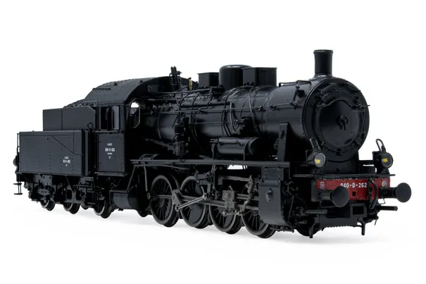 SNCF, locomotive à vapeur 040D Nord, chaudière avec 3 coupoles symétriques, livrée noir, ép. III, avec décodeur sonore