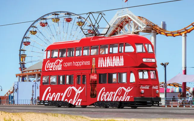 Coca-Cola Double Decker Tram