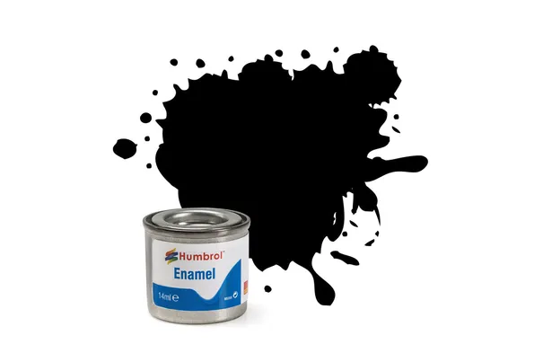 Enamel Paint: 33 - Black - Matt - (14ml)