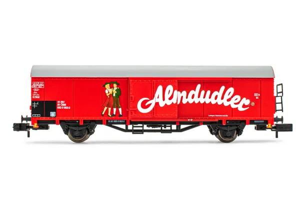 ÖBB, 2-axle closed wagon Gbs, "Almudler" livery, period IV-V