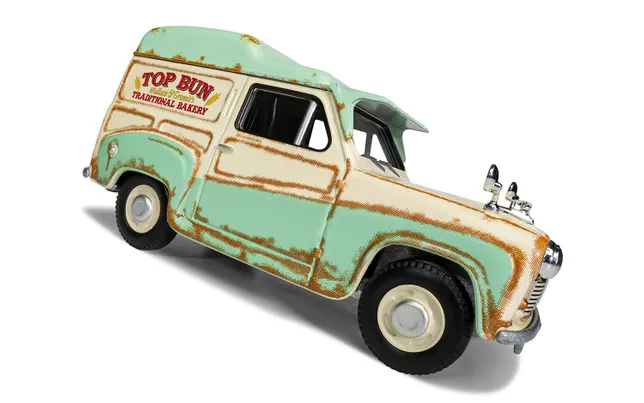 Wallace & Gromit Austin A35 Van Collection - Cheese Please!, Top Bun, Spick & Spanmobile