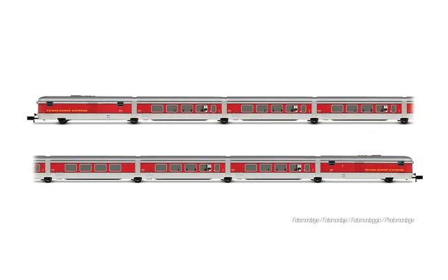 RENFE, 8-unit base pack of Talgo III RD TEE "Catalan Talgo", original livery