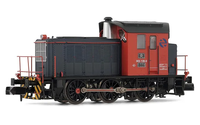 RENFE, Diesellokomotive 303.139, in rot/grauer, Ep. V