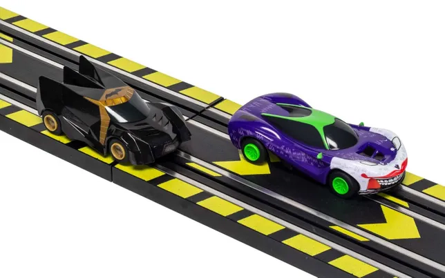 Micro Scalextric Batman vs Joker Set Battery Powered Race Set