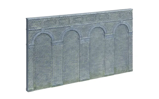 High Level Arched Retaining Walls x 2 (Engineers Blue Brick)