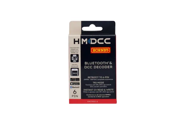 HM7000-6:  Bluetooth® y Decoder DCC (6 pins)