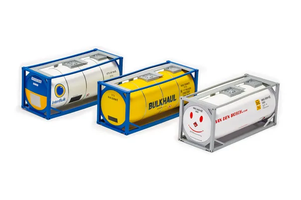 Touax, KFA Container Wagon, with 3 x 20 Tanktainers - Era 11