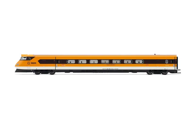 RENFE, tilting high-speed EMU class 443, with brown roof and modern logo, ep. IVb, with DCC sound decoder