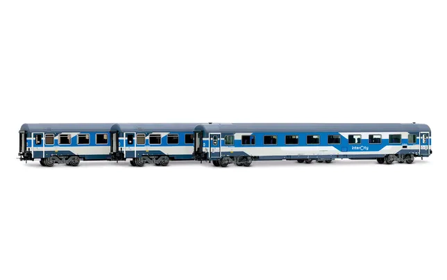 FS, 3-unit set of coaches consisting of 1 x Gran Confort + 2 x Z1 rebuilt, new Intercity livery, ep. VI