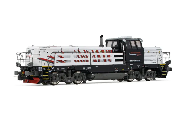 Rail Traction Company, white/black livery with red stripes