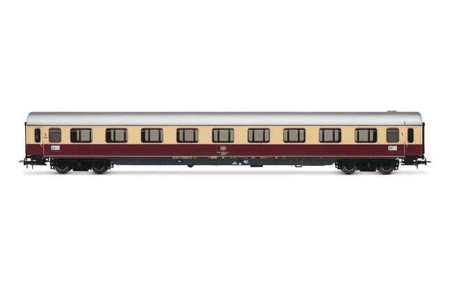 DB, 3-tlg. Set Reisezugwagen „TEE Helvetia” Hamburg-Zurich, in „TEE”-Lackierung, bestehend aus 1 x ARDümh¹⁰⁵, 1 x Apümh¹²¹ und 1 x Avümh¹¹¹, Ep. IV