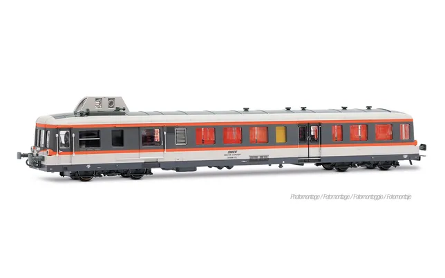 SNCF, autorail diesel "de tournée" X 3997 « Picasso », livrée grise/orange/blanche