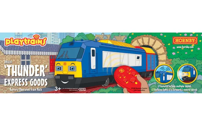 Playtrains - Thunder Express Goods Battery Operated Train Pack